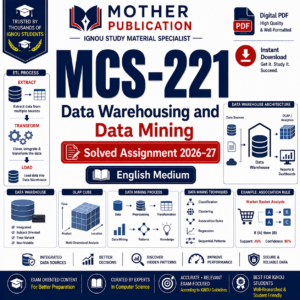 MCS-221 Solved Assignment 2026-27 in English