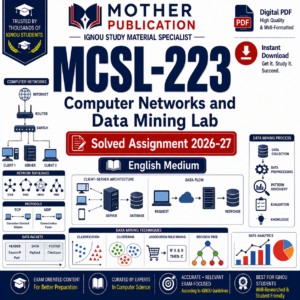 MCSL-223 Solved Assignment 2026-27 in English