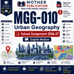 MGG-010 Solved Assignment 2026-27 in English