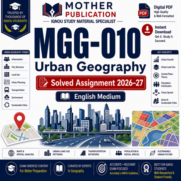 MGG-010 Solved Assignment 2026-27 in English