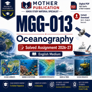 MGG-013 Solved Assignment 2026-27 in English