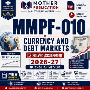 MMPF-008 Solved Assignment 2026-27 in English