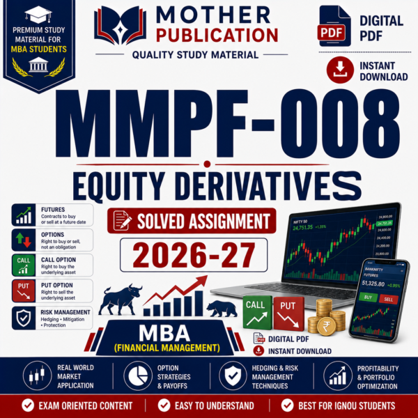 MMPF-008 Solved Assignment 2026-27 in English