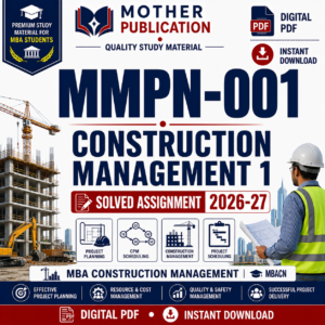 MMPN-001 Solved Assignment 2026-27 in English