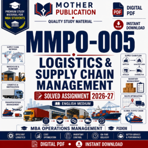 MMPO-005 Solved Assignment 2026-27 in English