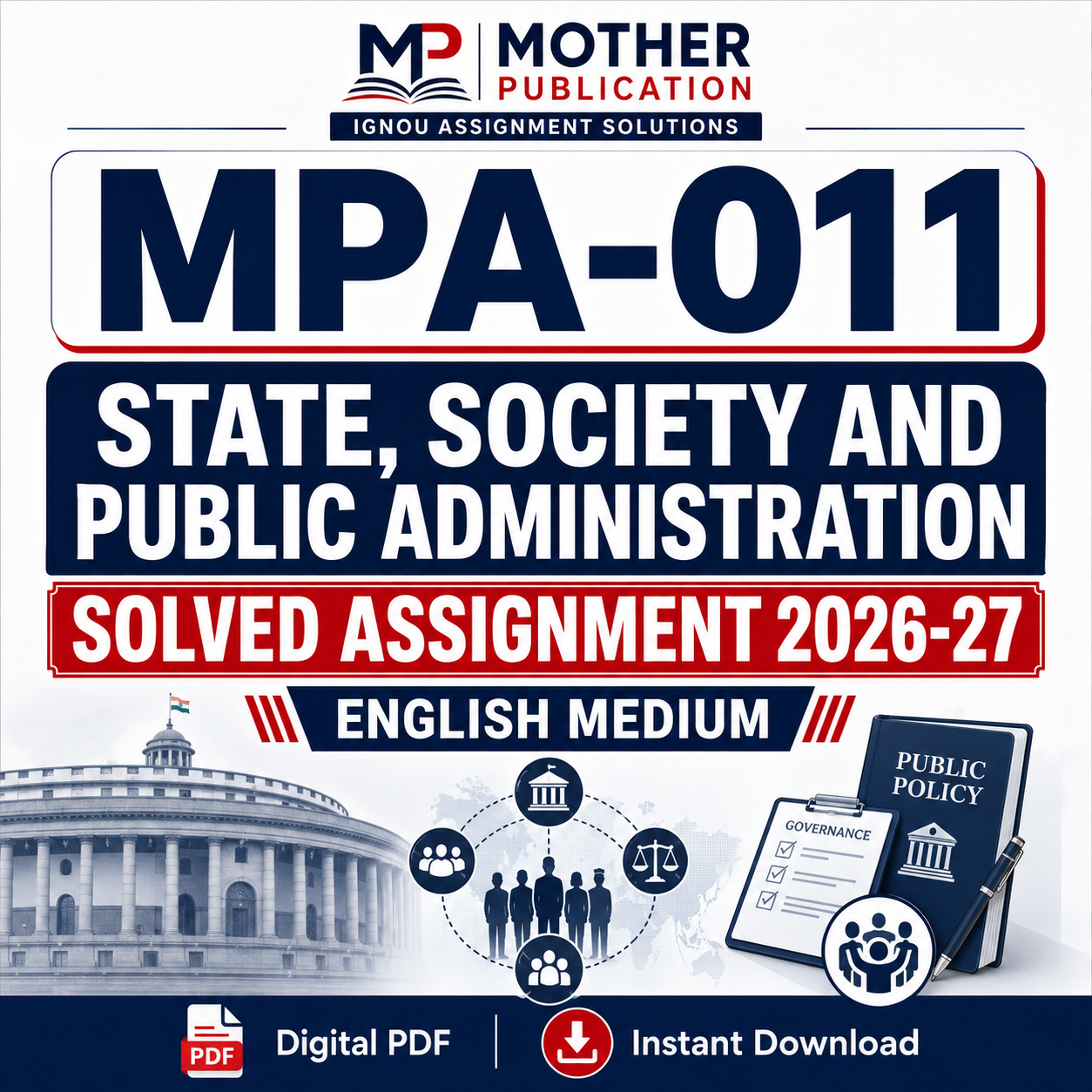 MPA-011 Solved Assignment 2026-27 in English