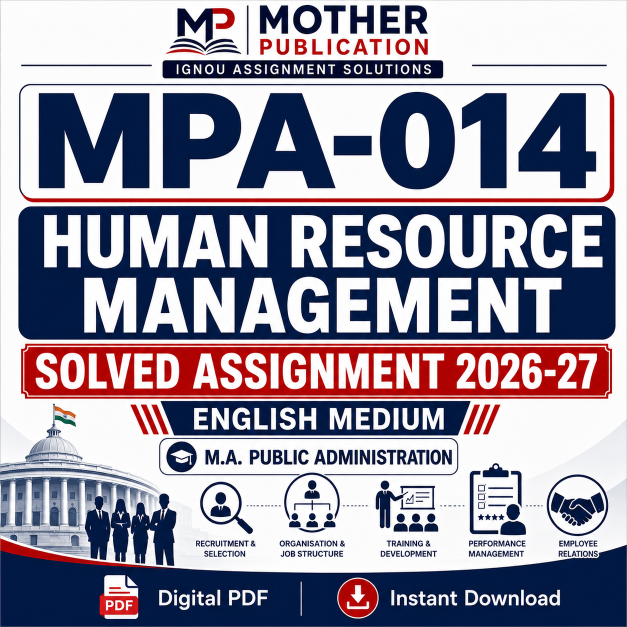 MPA-014 Solved Assignment 2026-27 in English | M.A. Public Administration