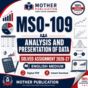 MSO-109 Solved Assignment 2026-27 in English | M.A. Sociology