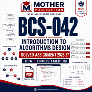 BCS-042 Solved Assignment 2026-27 in English