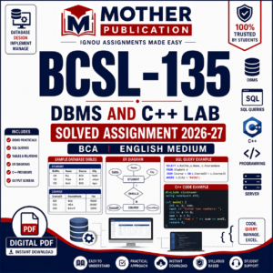 BCSL-135 Solved Assignment 2026-27 in English