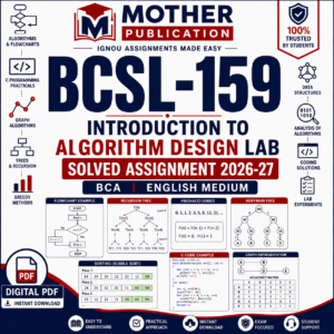 BCSL-159 Solved Assignment 2026-27 in English