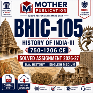 BHIC-105 Solved Assignment 2026-27 in English