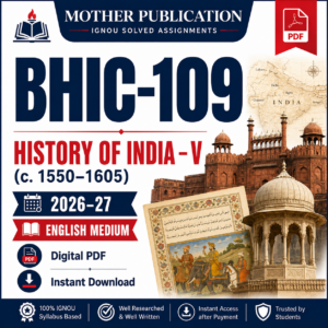 BHIC-109 Solved Assignment 2026-27 in English