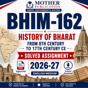 BHIM-162 Solved Assignment 2026-27 in English