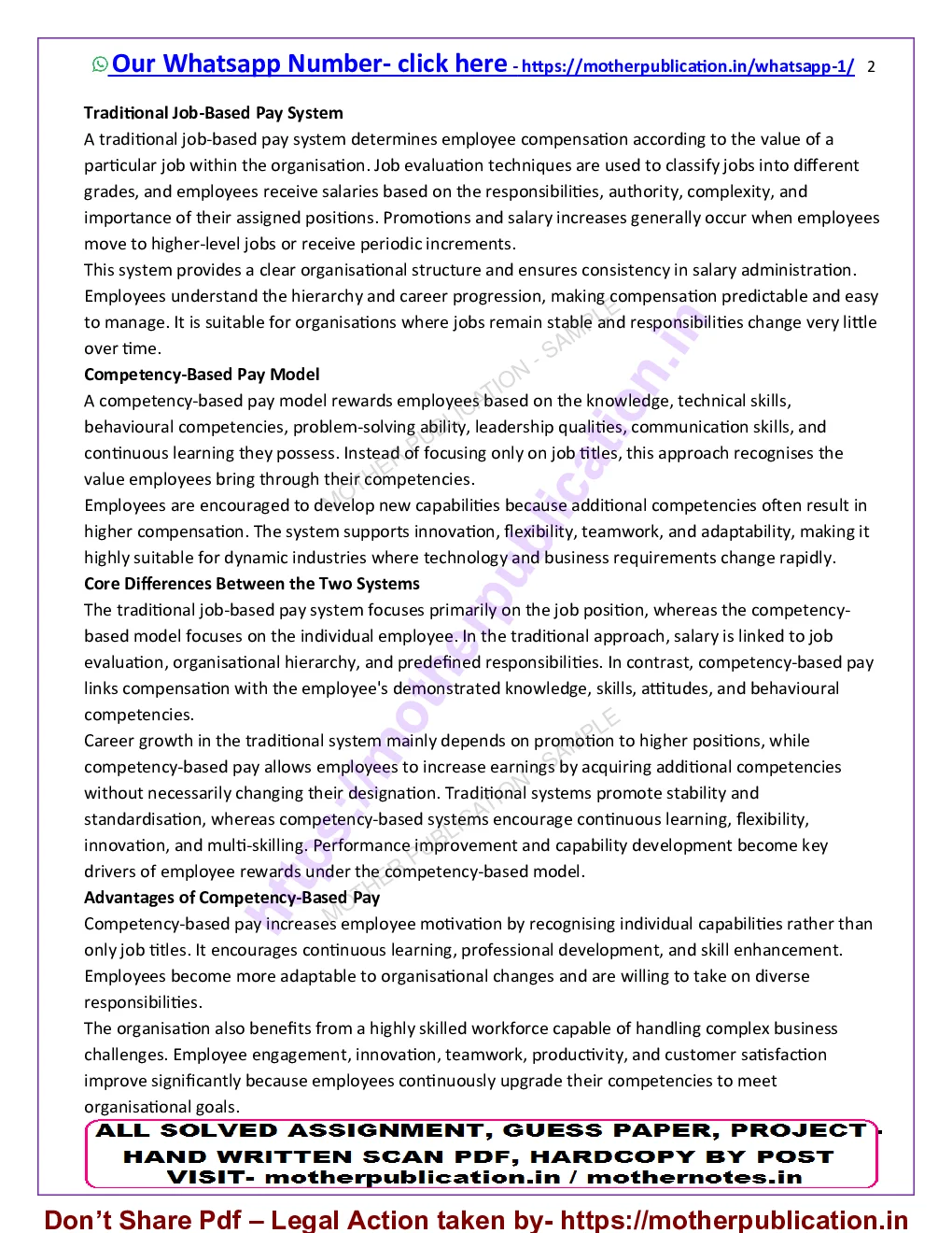 MMPH-007 Solved Assignment 2026-27 in English | MBA (Human Resource Management) Sample Page 3