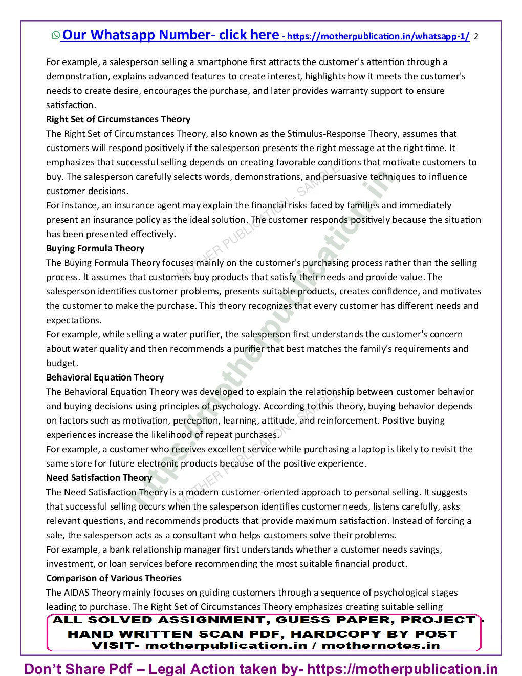 MMPM-002 Solved Assignment 2026-27 in English | MBA Marketing Management Sample Page 3